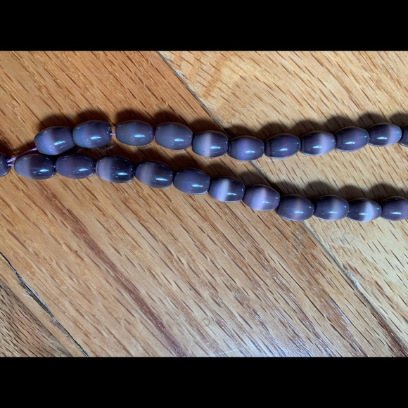 Prayer beads rosary purple stone new - Picture 7 of 8